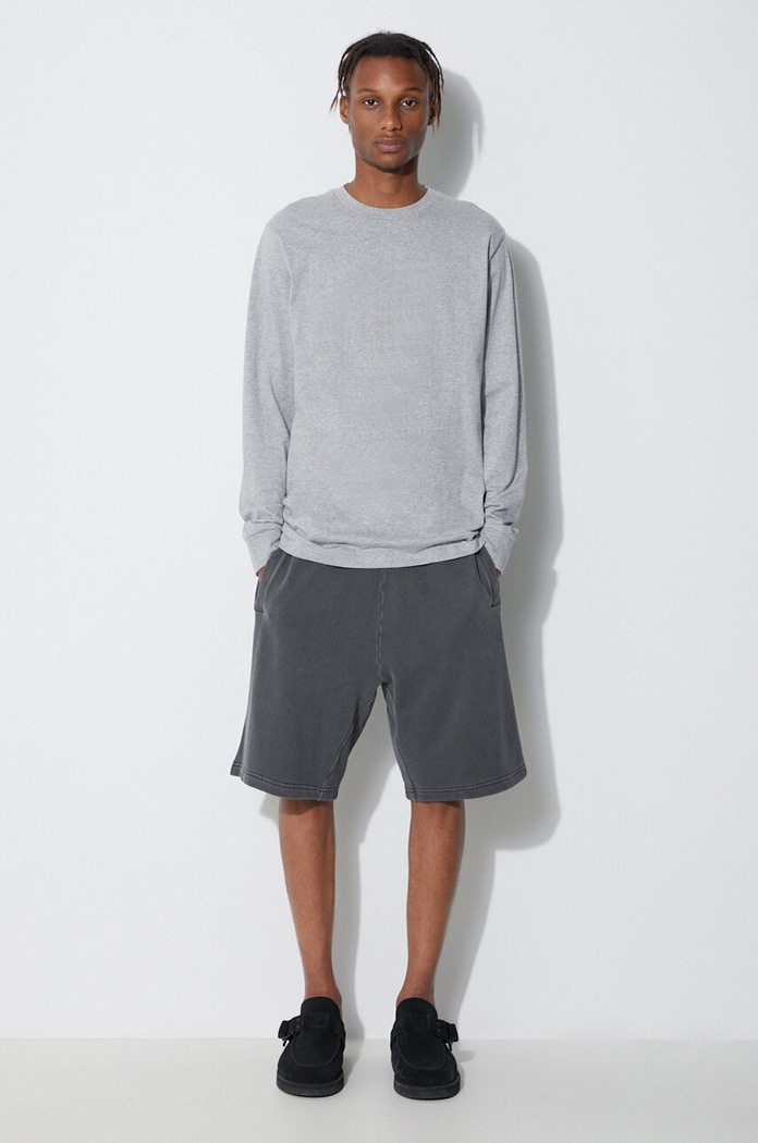 Carhartt WIP cotton shorts Nelson I030130 gray SS23