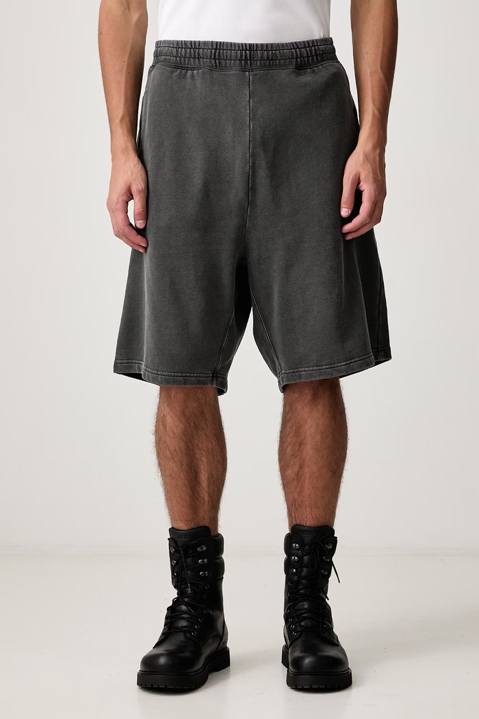 Carhartt WIP Carhartt WIP Nelson Sweat Short I030130 WAX sweat shorts cotton men's gray I030130