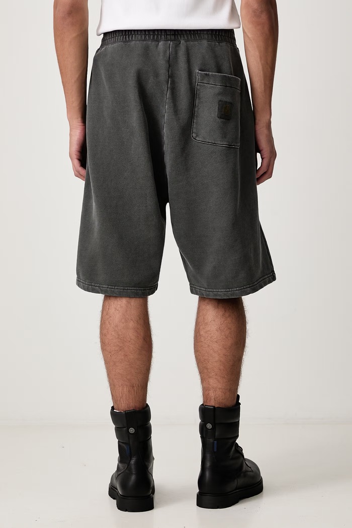 Clothing Carhartt WIP Carhartt WIP Nelson Sweat Short I030130 WAX sweat shorts cotton men's I030130 gray
