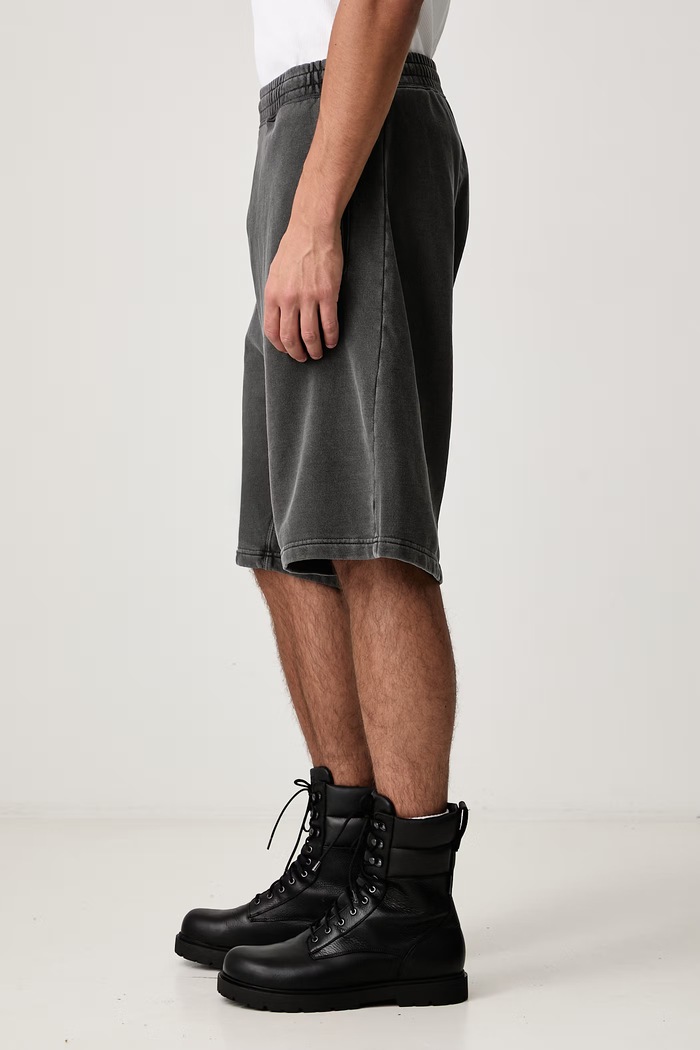 Carhartt WIP Nelson Sweat Short I030130 WAX sweat shorts cotton men's Carhartt WIP I030130 gray