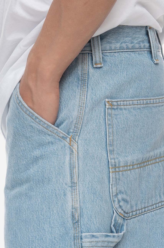 Carhartt WIP cotton denim shorts I032026 blue