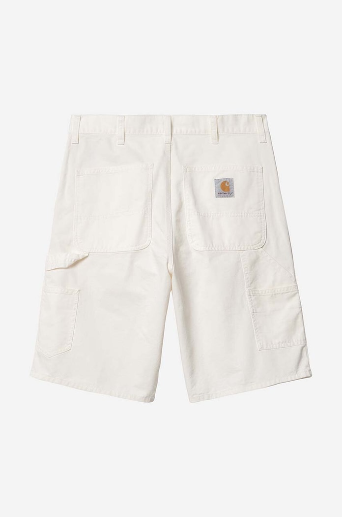 Odzież Carhartt WIP szorty bawełniane Single Knee Short I031504 beżowy