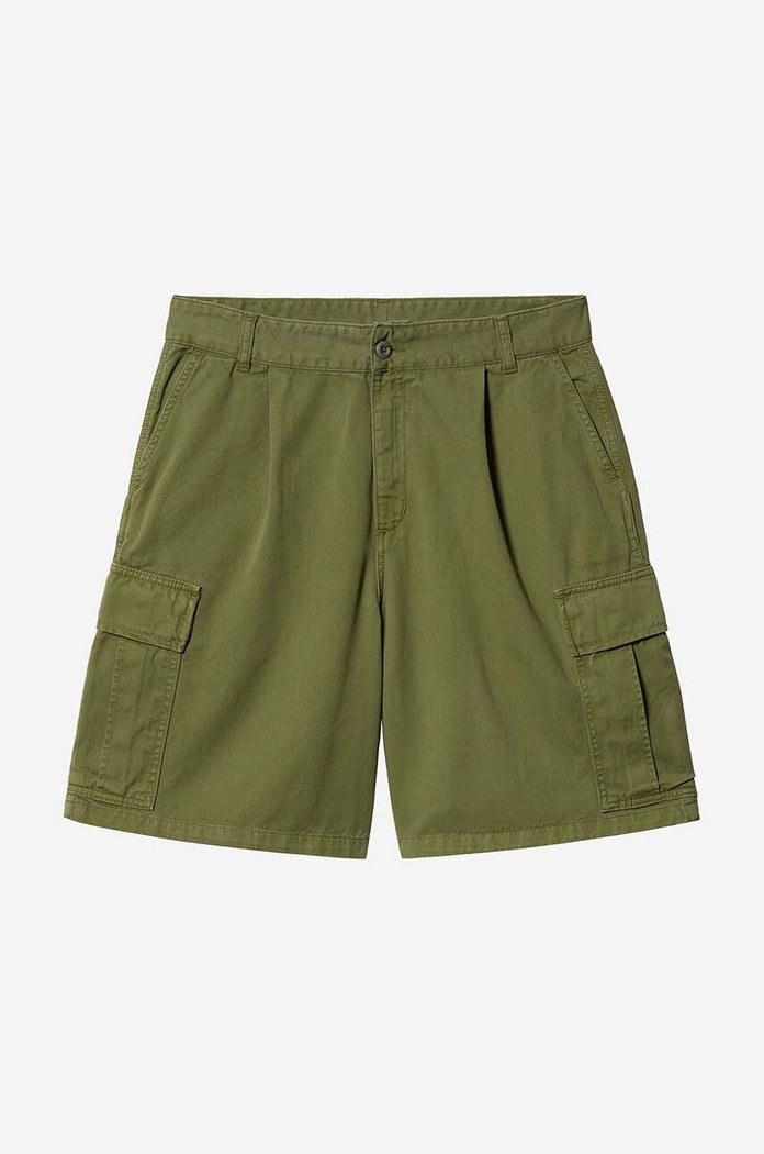 Carhartt WIP cotton shorts I031518 green