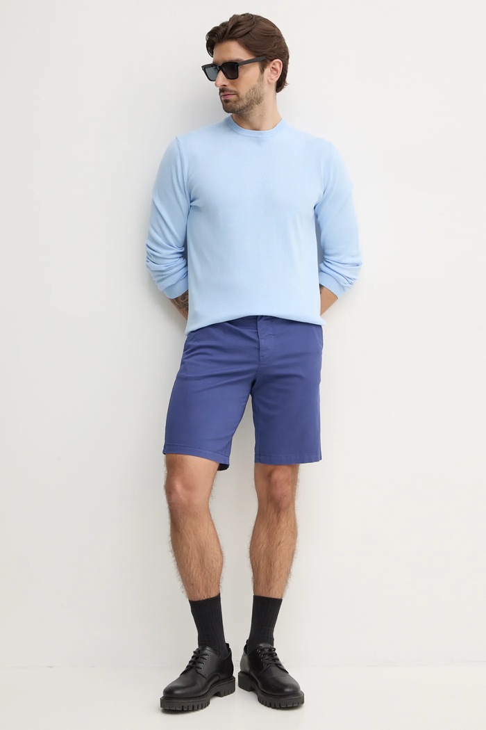 United Colors of Benetton szorty 4UN459548 granatowy AA00