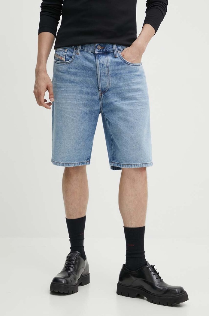Jeans kratke hlače Diesel CALZONCINI Bombaž modra A06430.0DQAF