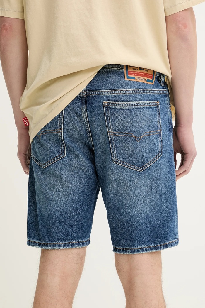 Oblečenie Rifľové krátke nohavice Diesel D-FIN SHORTS A14621.0GRDY modrá