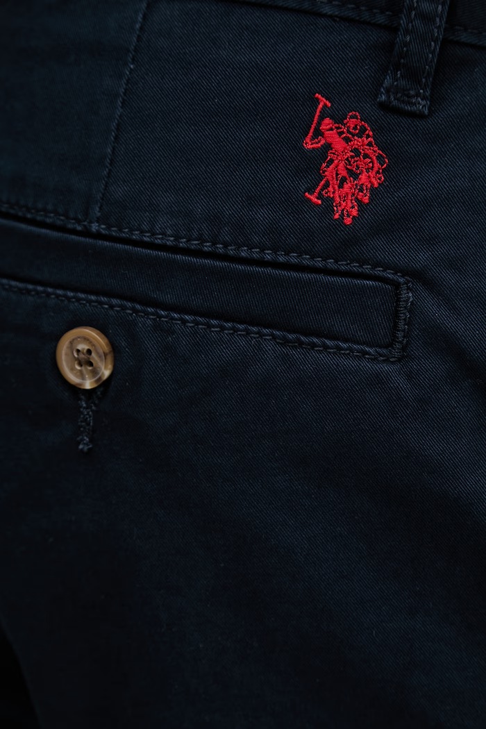 Šortky U.S. Polo Assn. CLASSIC USPA CHINO MUP3338 tmavomodrá