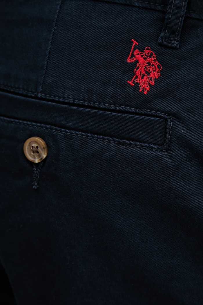 Šortky U.S. Polo Assn. CLASSIC USPA CHINO MUP3338 tmavomodrá