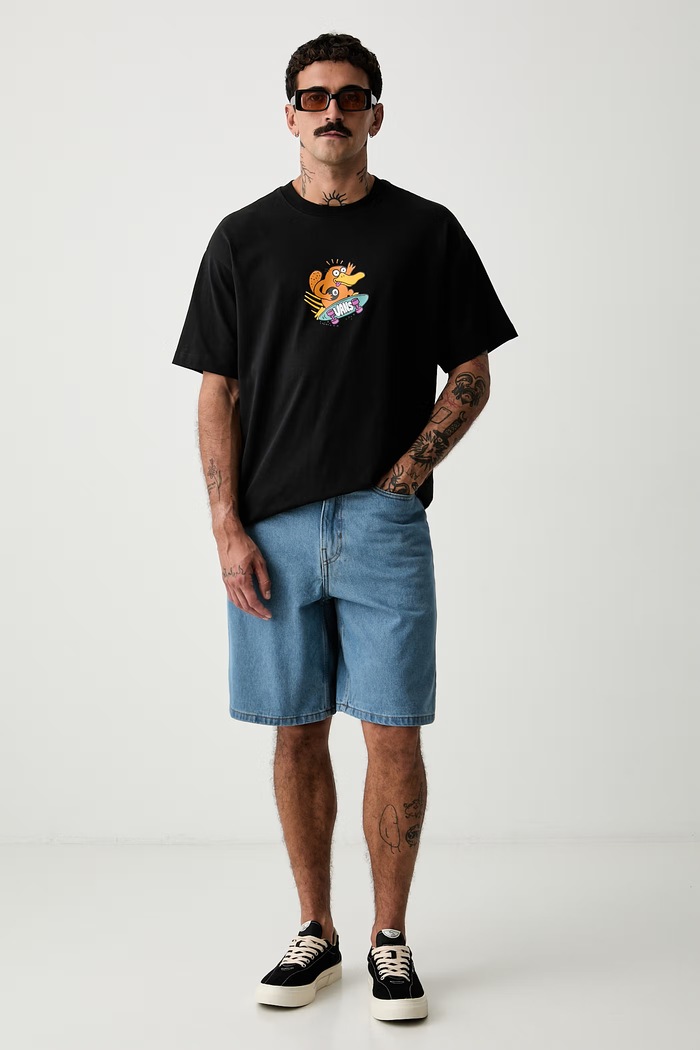Vans szorty męskie jeansowe VN000C9VCDX1 niebieski AA00