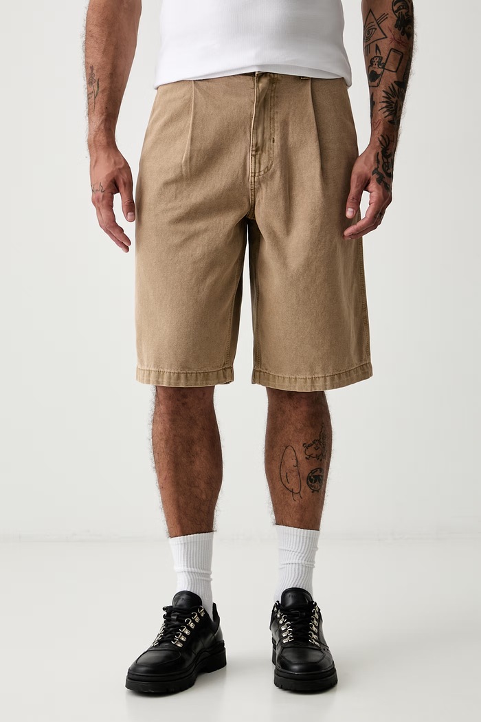 Vans szorty męskie jeansowe beżowy VN000VN24MG1