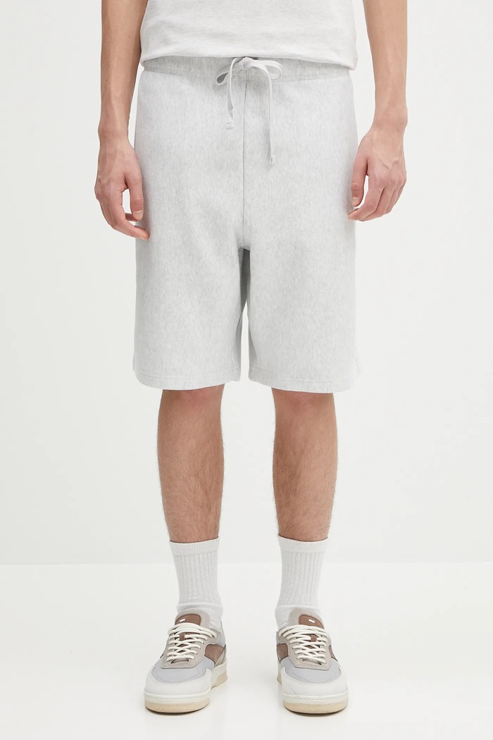 Carhartt WIP shorts American Script Sweat Short jersey gray I031685.482XX