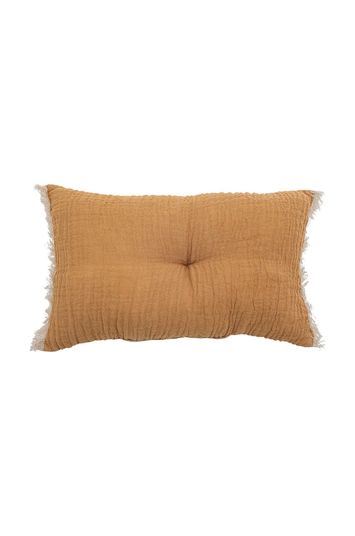 Bloomingville poduszka ozdobna Adita 40 x 25 cm żółty 82054056