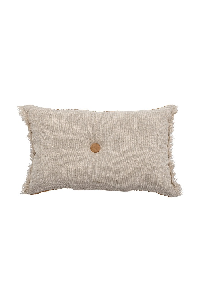 Bloomingville poduszka ozdobna Adita 40 x 25 cm 82054056 żółty AA00