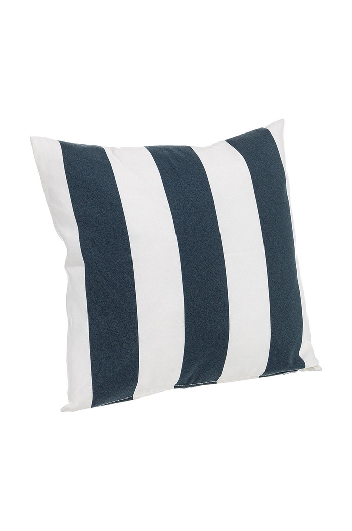 Bizzotto Декоративна възглавница Stripes 45 x 45 cm тъмносин 0806752