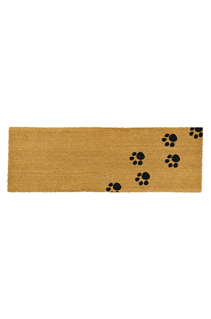Artsy Doormats pres Patio Collection bej LONG.PAWPRINTS