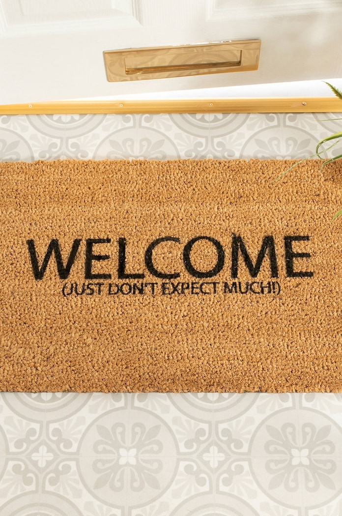 Rohožka Artsy Doormats Welcome Collection TYPO.DONTEXPECTMUCH béžová AA00
