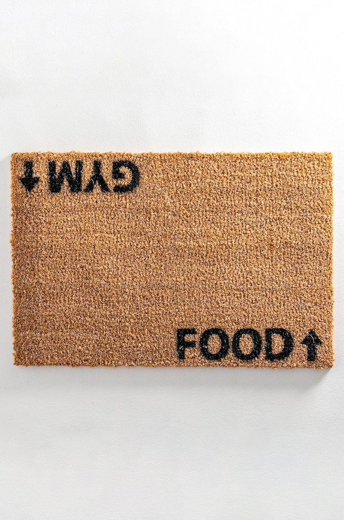 Rohožka Artsy Doormats Quirky Collection TYPO.FOODGYM béžová AA00