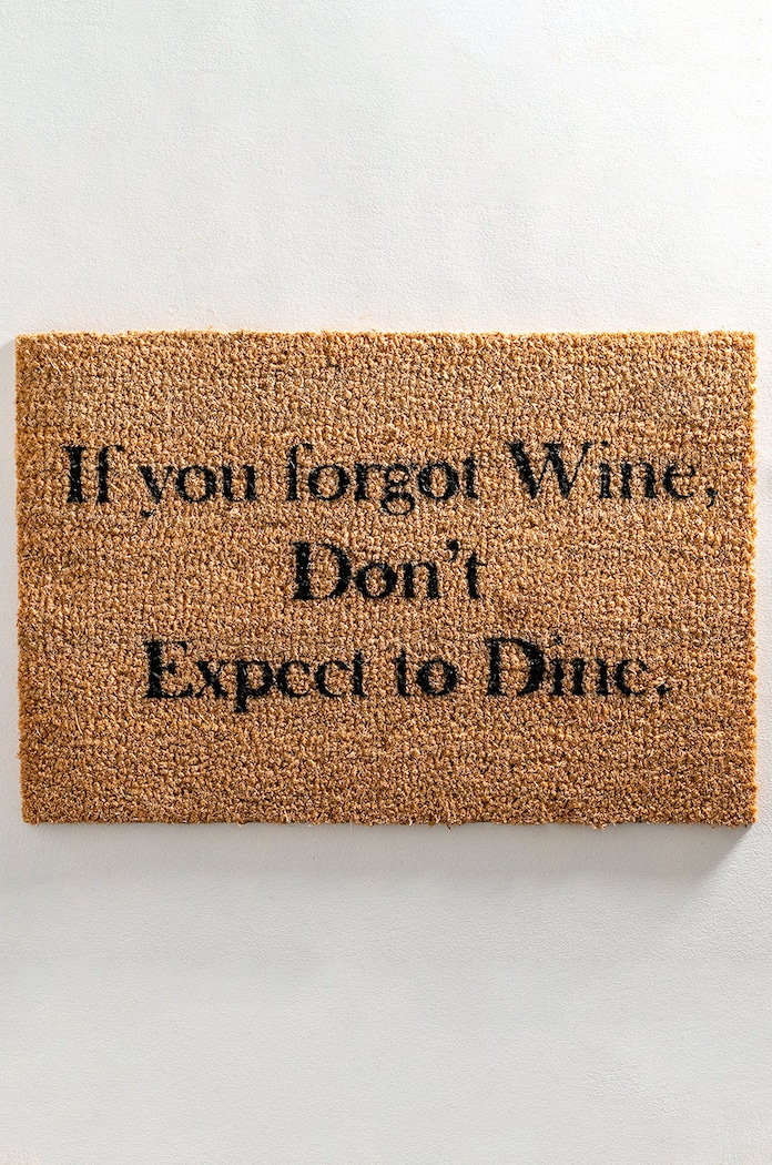 Obývacia izba a spálňa Rohožka Artsy Doormats Alcohol Collection TYPO.FORGOTWINE béžová