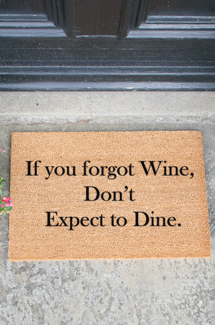 Rohožka Artsy Doormats Alcohol Collection béžová TYPO.FORGOTWINE