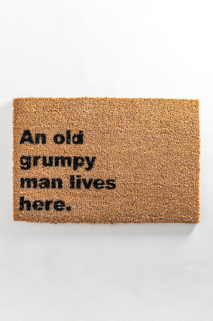 Living și dormitor Artsy Doormats pres Quirky Collection TYPO.GRUMPYMAN bej
