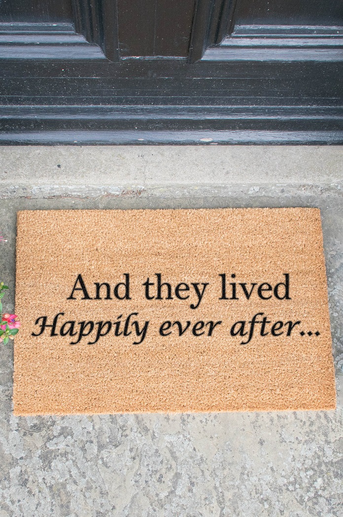 Rohožka Artsy Doormats Chic Collection béžová TYPO.HAPPILYAFTER