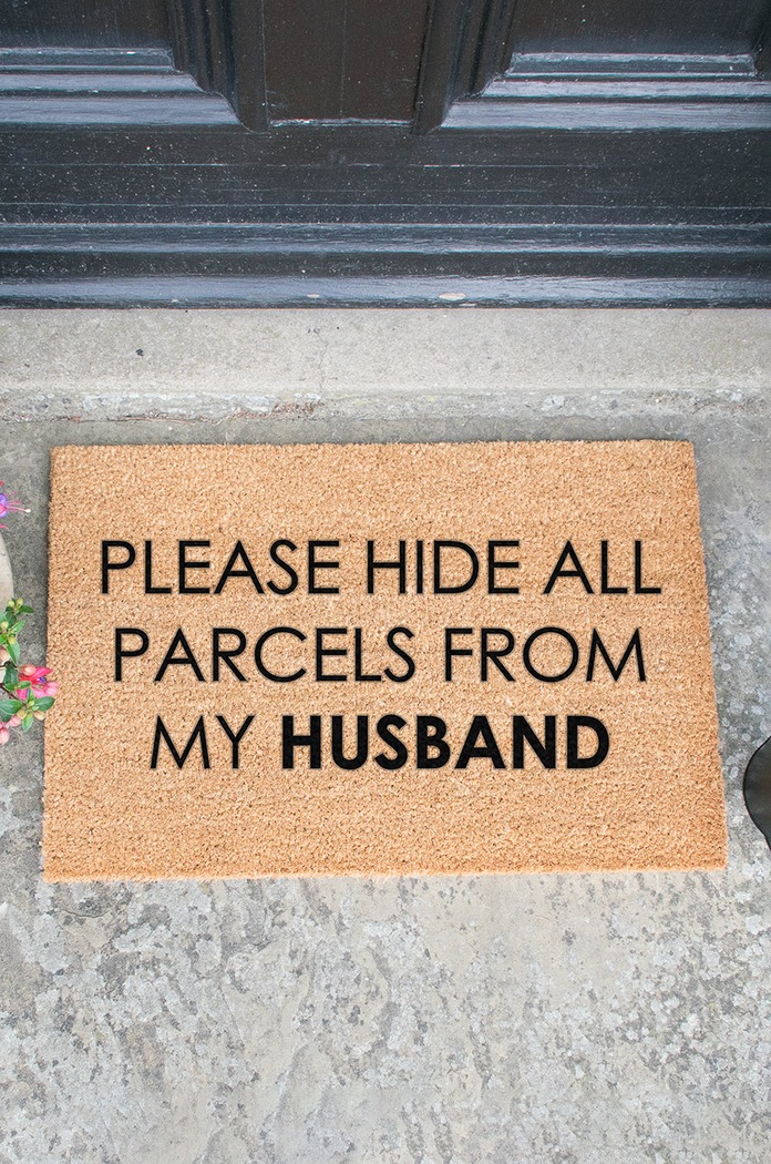 Artsy Doormats pres Chic Collection bej TYPO.HIDEPARCELS