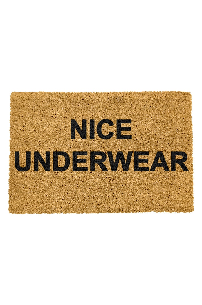 Artsy Doormats wycieraczka Quirky Collection beżowy TYPO.NICEUNDERWEAR