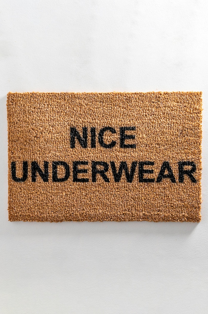Salon i sypialnia Artsy Doormats wycieraczka Quirky Collection TYPO.NICEUNDERWEAR beżowy