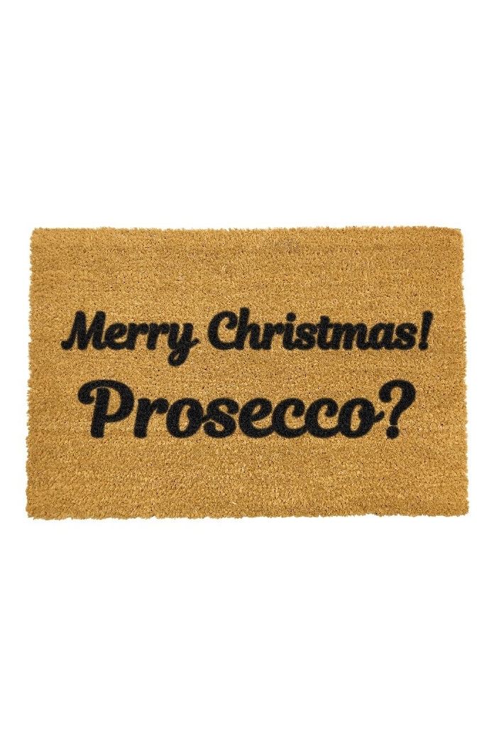 Rohožka Artsy Doormats Christmas Collection béžová XMAS.MERRYPROSECCO