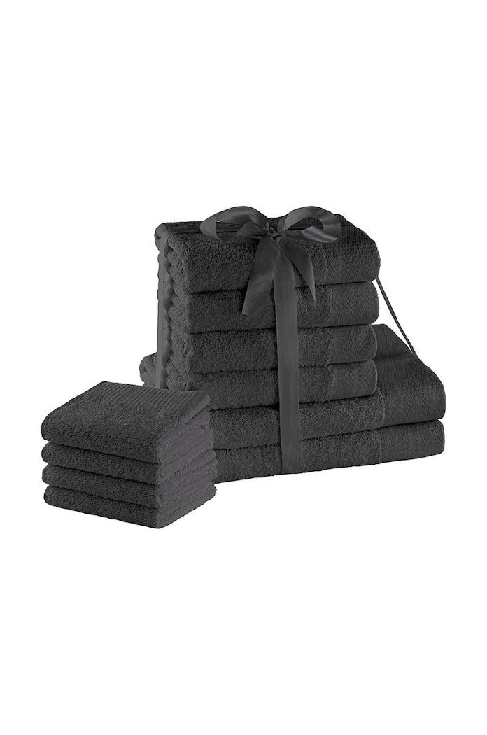 set de prosoape 10-pack negru 4251525428695