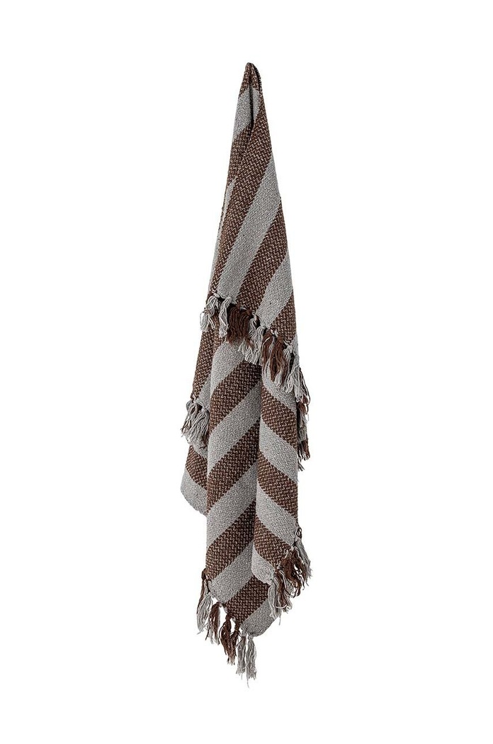 Obývací pokoj a ložnice Přehoz Bloomingville Nann 100 x 80 cm 82055426 hnědá