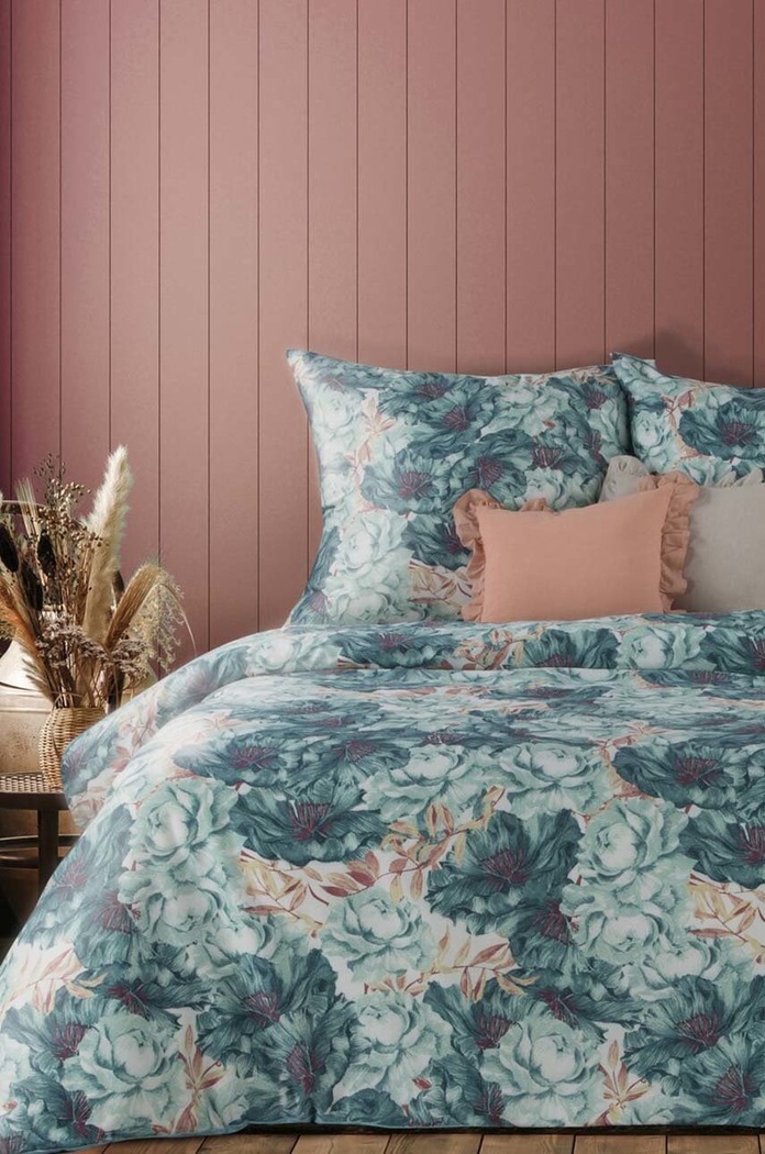 Living și dormitor Terra Collection Un set de lenjerie de pat din bumbac Avinion 160x200/70x80 cm 405974 multicolor