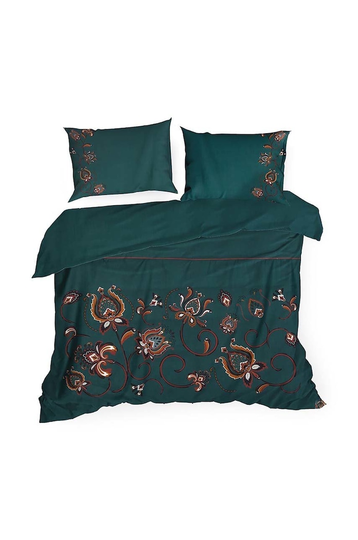 Komplet bombažne posteljnine Terra Collection Marocco 160x200/70x80 cm pisana 405969