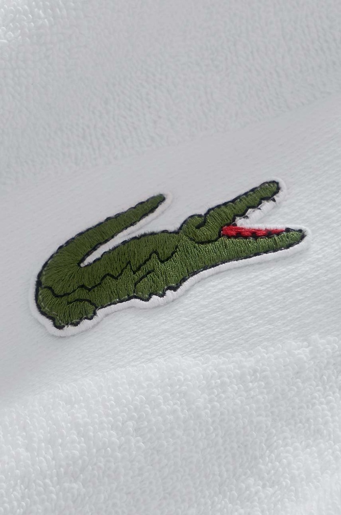 Łazienka Lacoste duży ręcznik bawełniany 90 x 150 cm 1007095. biały