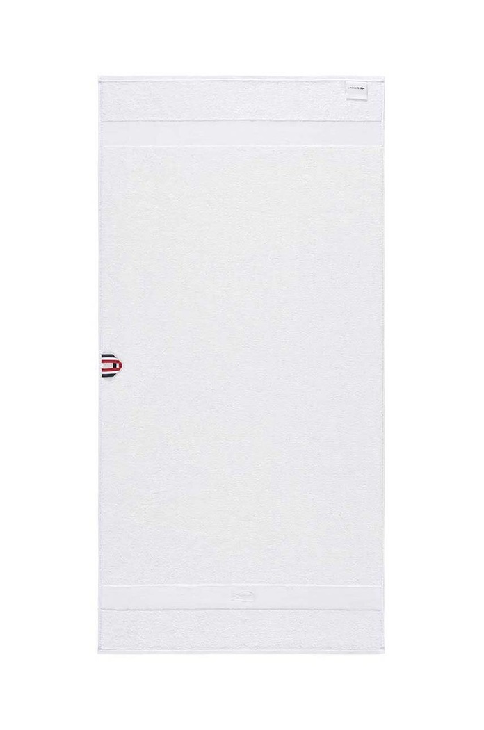 Lacoste średni ręcznik bawełniany LCASUAL 70 x 140 cm 1007099. biały AA00