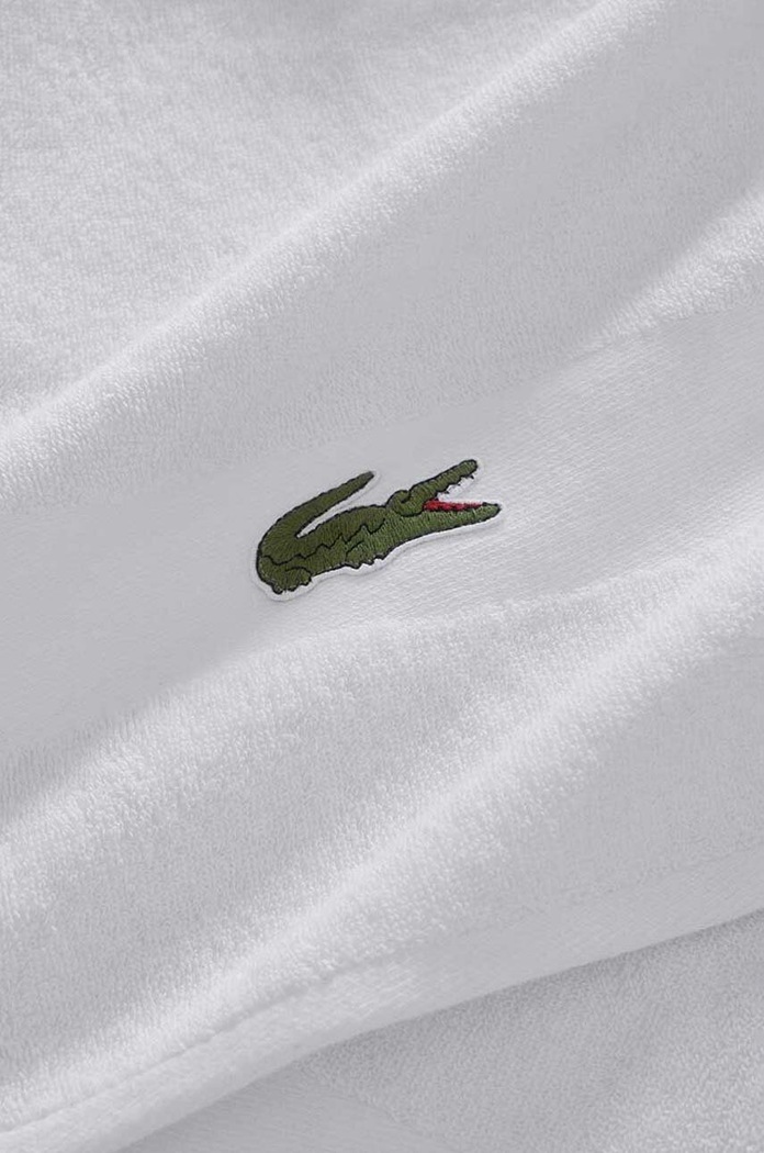 Lacoste średni ręcznik bawełniany LCASUAL 70 x 140 cm 1007099. biały