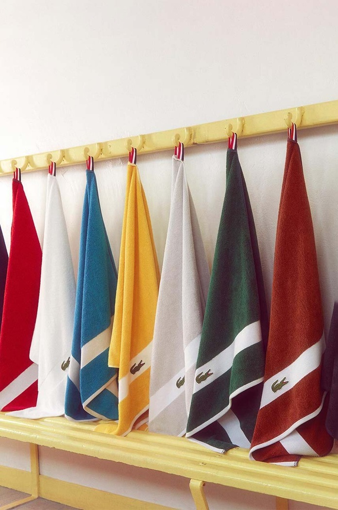 Lacoste średni ręcznik bawełniany LCASUAL 70 x 140 cm 1007099.