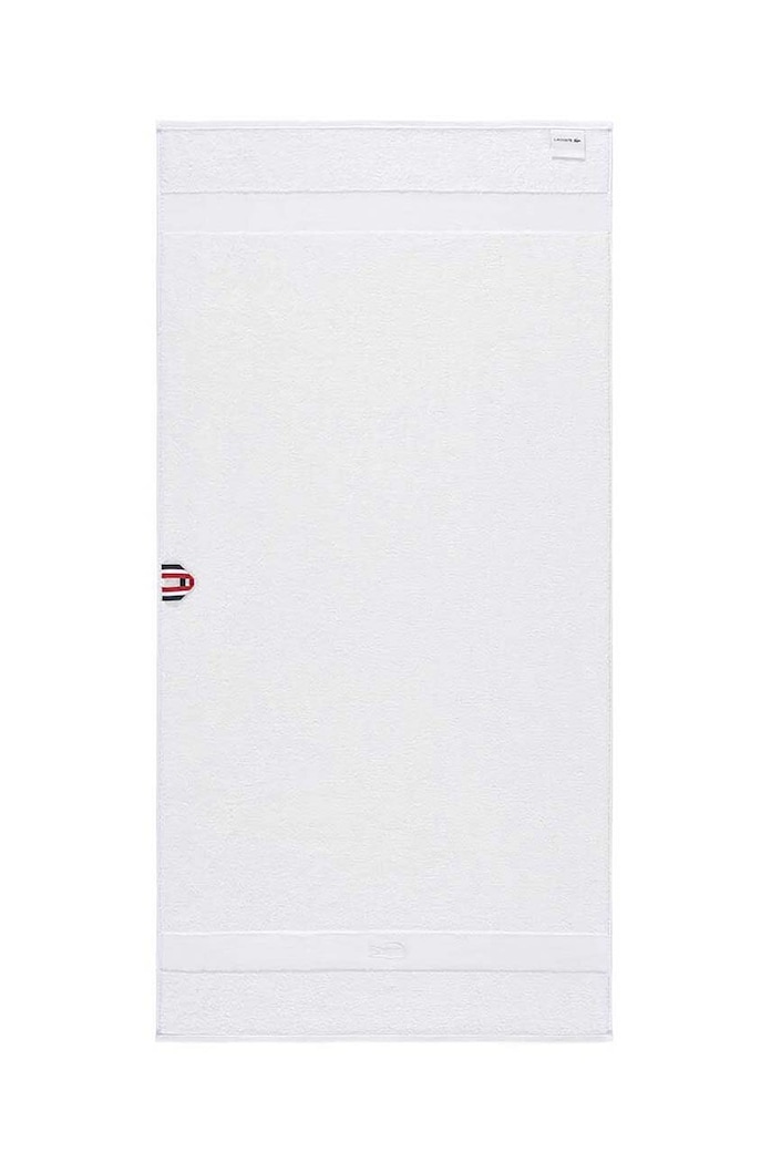 Lacoste mały ręcznik bawełniany 55 x 100 cm 1010870 biały AA00