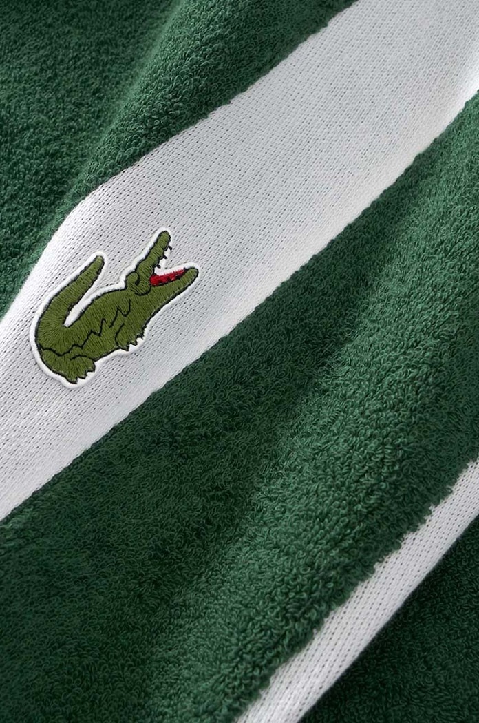 Lacoste średni ręcznik bawełniany 70 x 140 cm zielony 971935