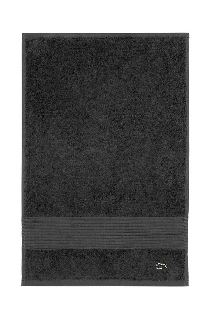 Malý bavlněný ručník Lacoste LLECROCO 40 x 60 cm šedá 1007070.
