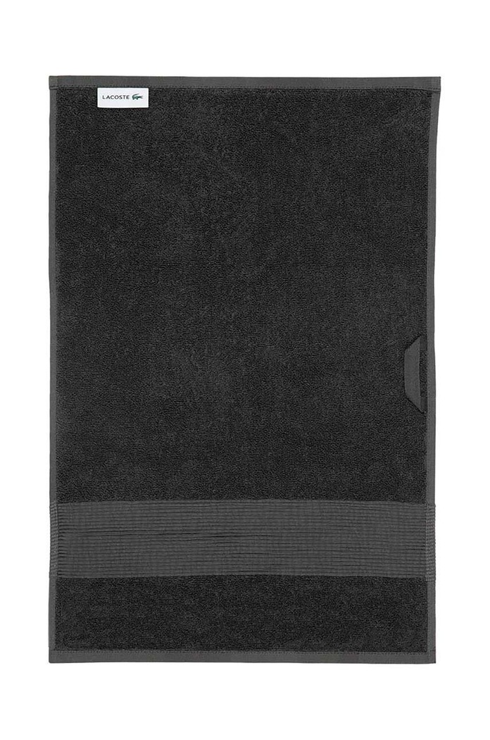 Malý bavlněný ručník Lacoste LLECROCO 40 x 60 cm 1007070. šedá AA00