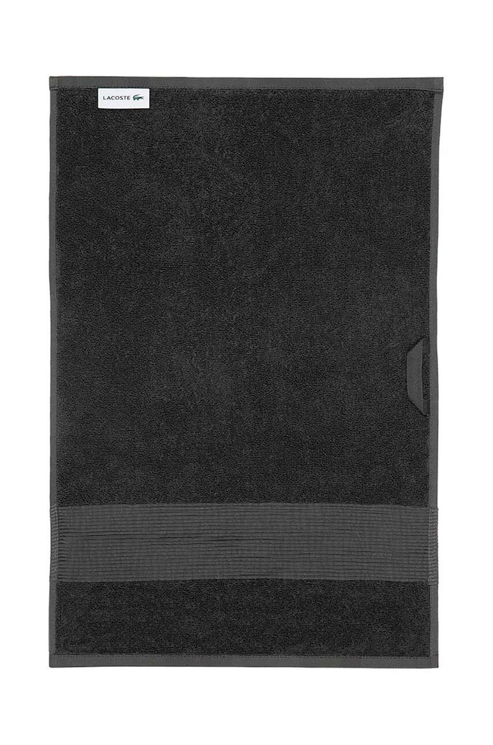 Malý bavlněný ručník Lacoste LLECROCO 40 x 60 cm 1007070. šedá AA00