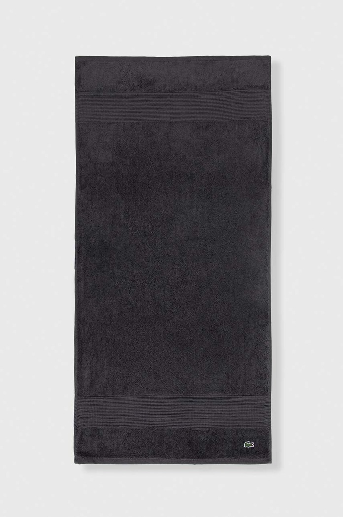 Mali pamučni ručnik Lacoste 50 x 100 cm siva 1007076