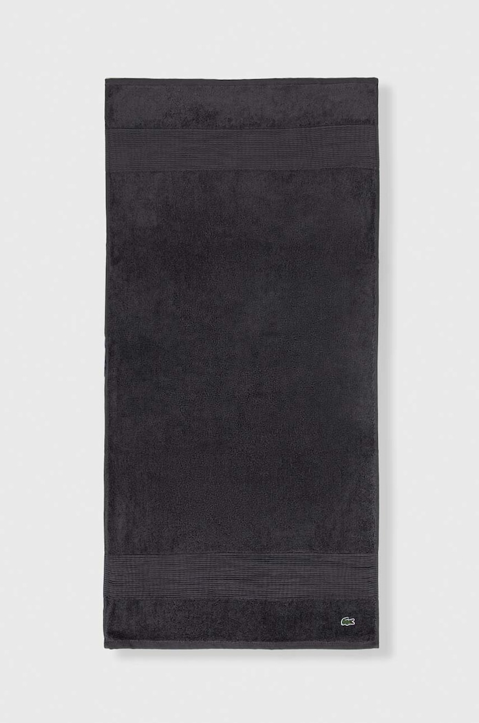 Mali pamučni ručnik Lacoste 50 x 100 cm siva 1007076
