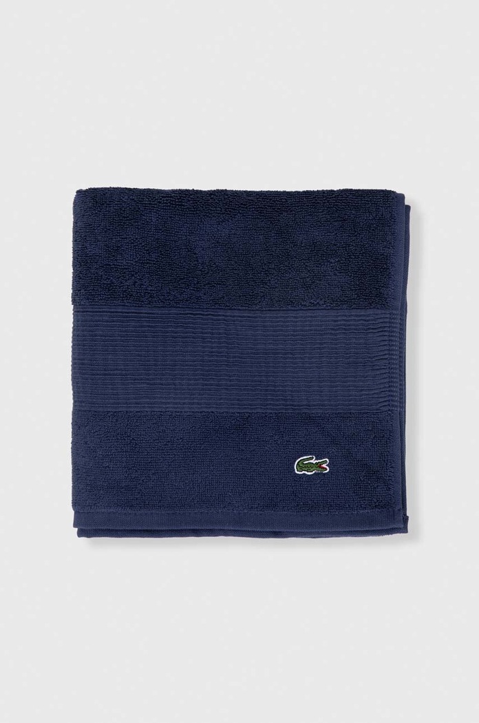 Malý bavlněný ručník Lacoste 50 x 100 cm 972171 modrá AA00