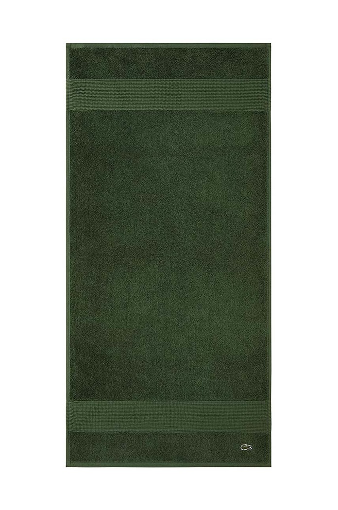 Malý bavlněný ručník Lacoste LLECROCO 50 x 100 cm zelená 972177