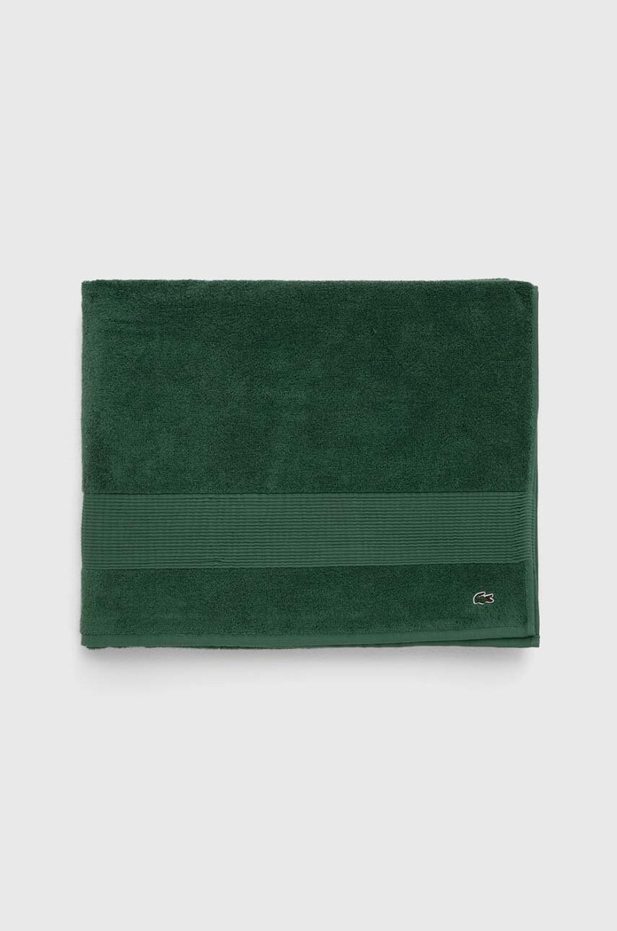 Veliki pamučni ručnik Lacoste 100 x 150 cm 972179 zelena AA00