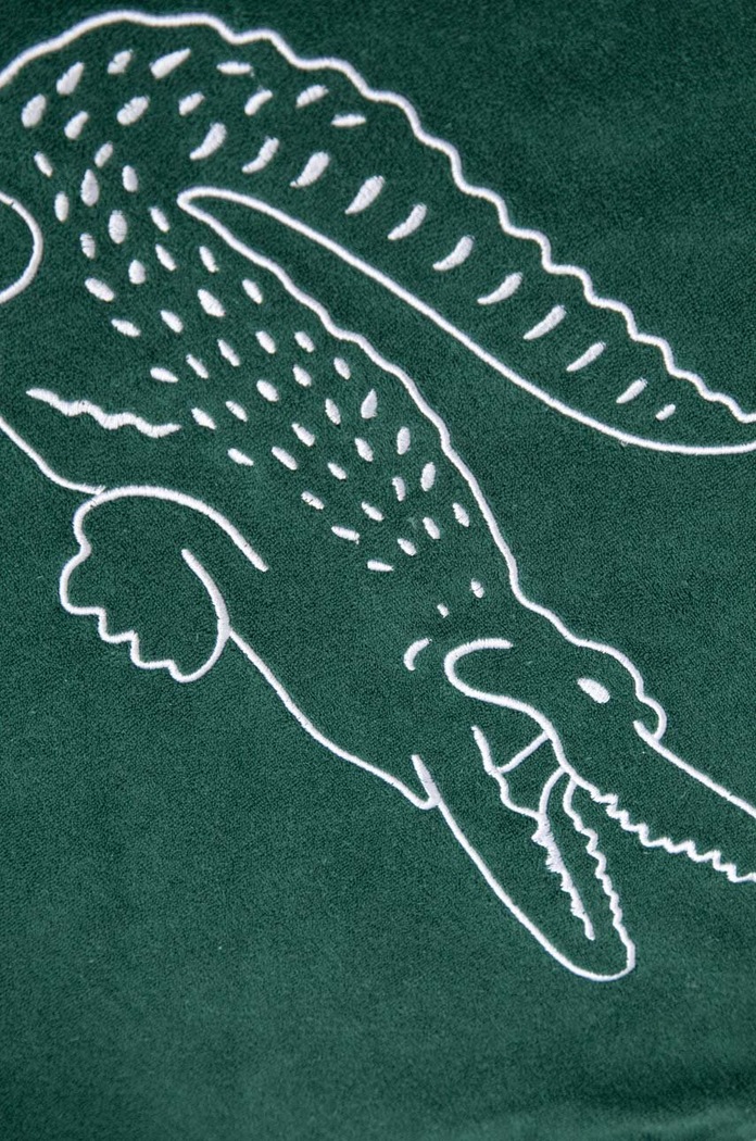 Dnevni boravak i spavaća soba Pamučna jastučnica Lacoste 980520 zelena