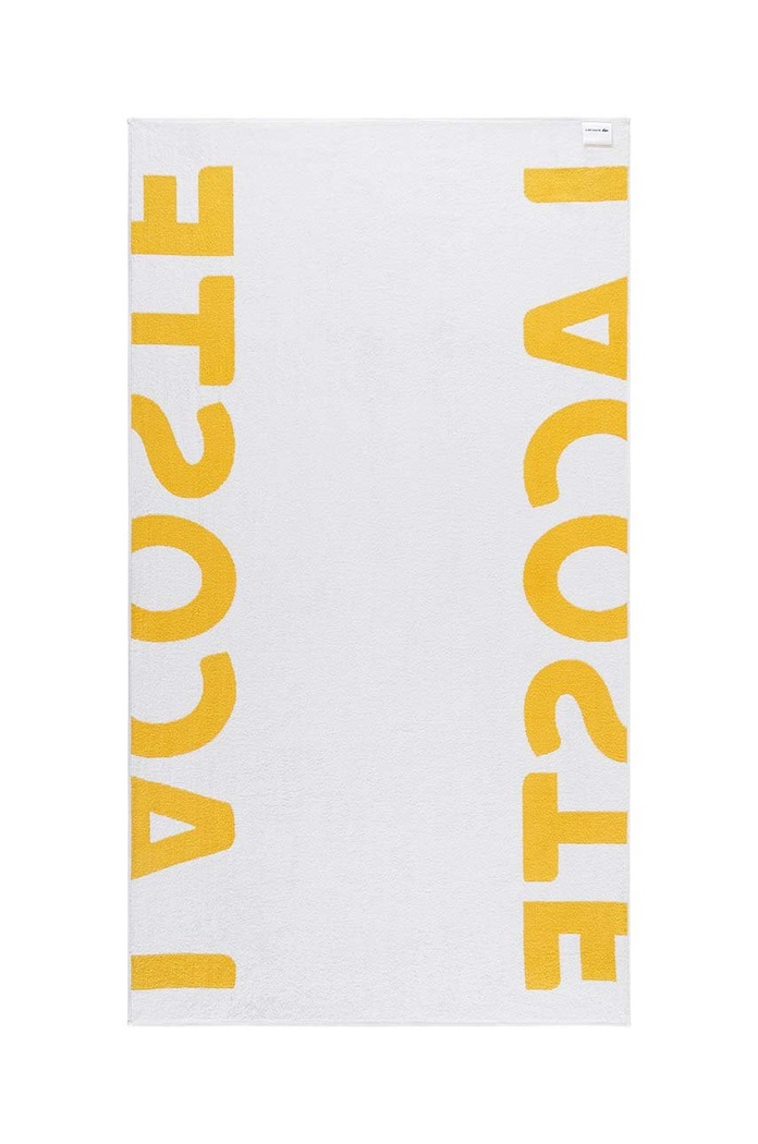 Lacoste ręcznik plażowy 1009658 żółty AA00