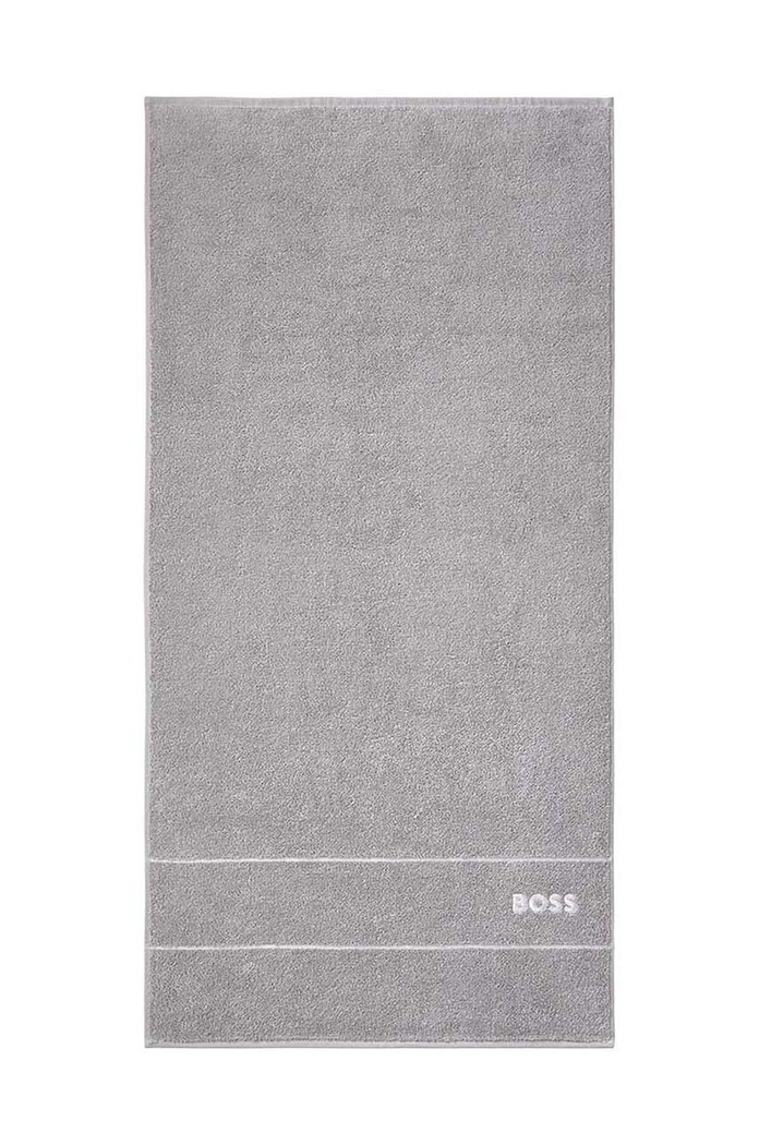 BOSS mały ręcznik bawełniany 50 x 100 cm szary 1011433.